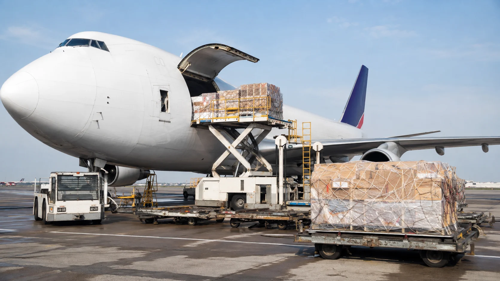 Air freight terminal handling
